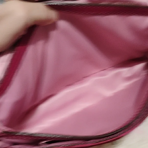 FIRM PRICE! Authentic Coach Y2K Pink/Fuschia Peyton Sateen Shoulder Bag Hangtag - Picture 13 of 16